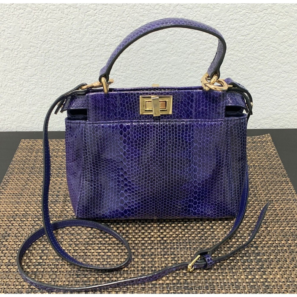 Real Exotic Sea Snake Classic/Vintage Handbag Tote/Shoulder Bag for Women
